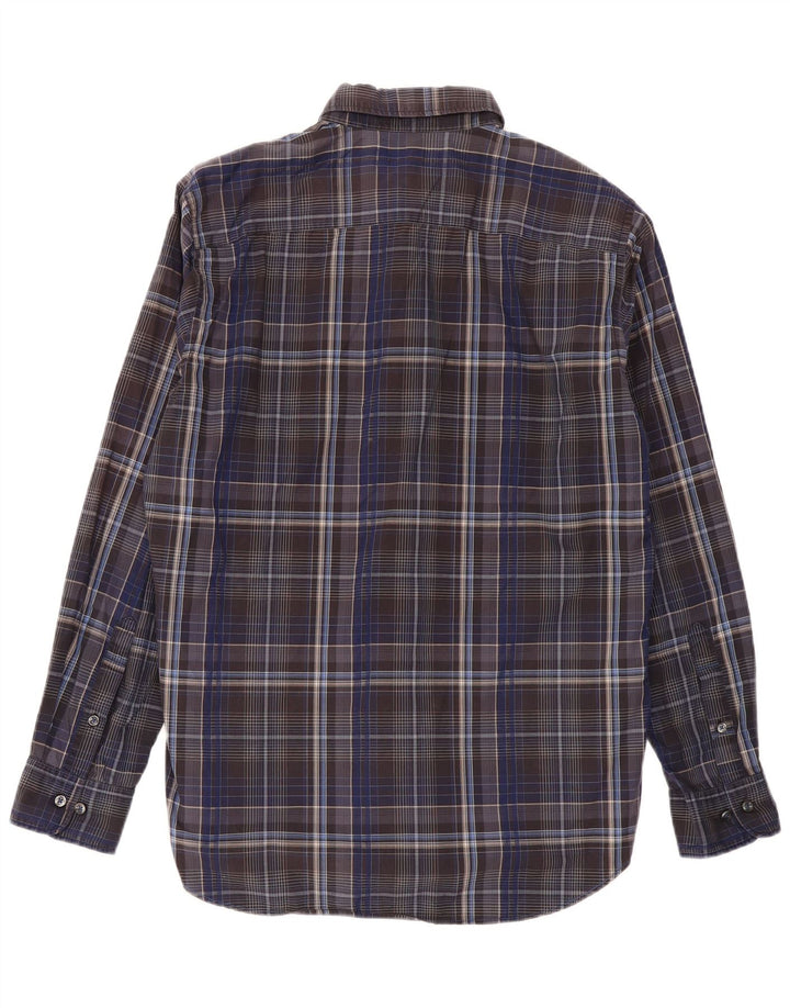 Camisa masculina Marlboro Classics Regular Fit XL cinza xadrez algodão