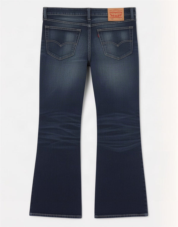 Levi's Masculino 527 Bootcut Jeans W32 L32 Azul Marinho Algodão