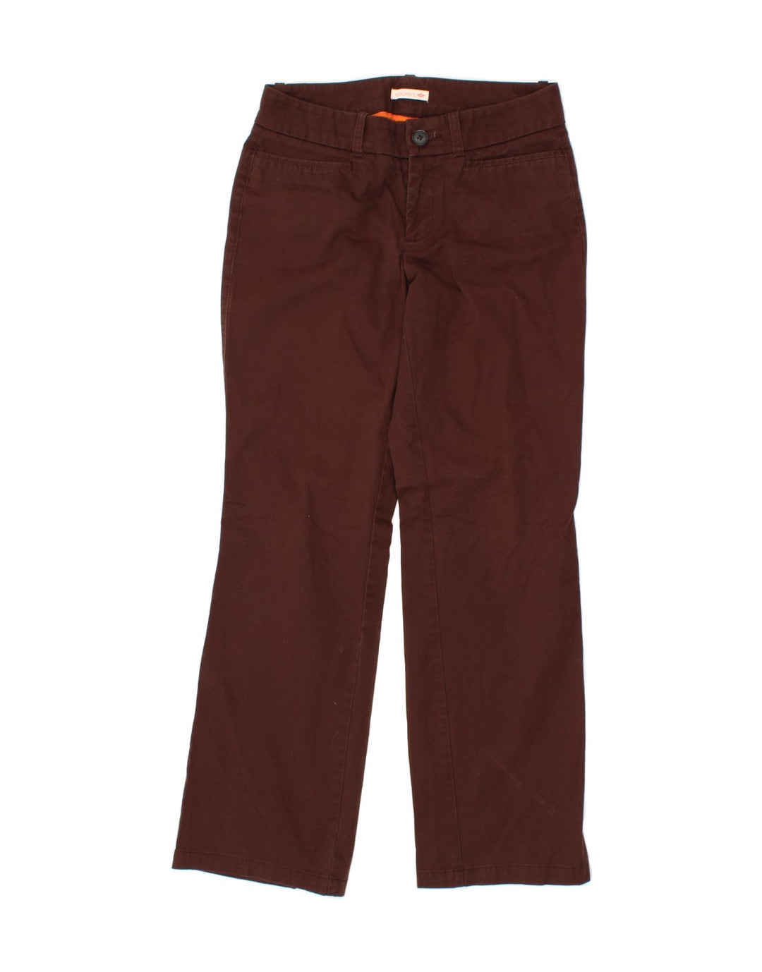 DOCKERS Womens Bootcut Casual Trousers US 12 Large W32 L31 Maroon Cotton Vintage Dockers and Second-Hand Dockers from Messina Hembry 