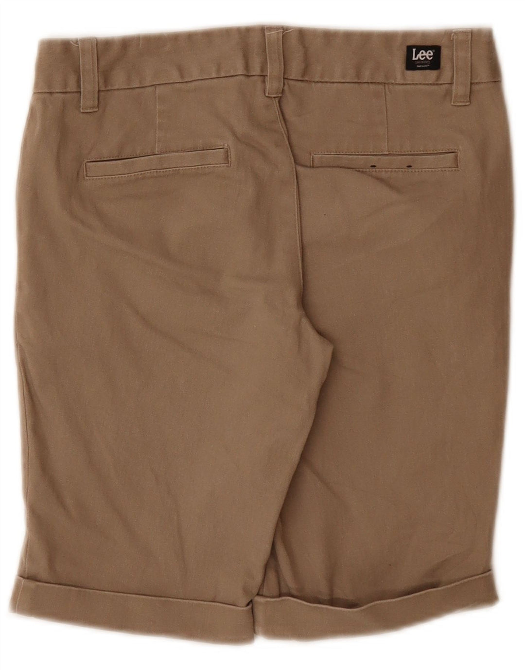 LEE Shorts feminino casual US 1 XS W26 algodão bege