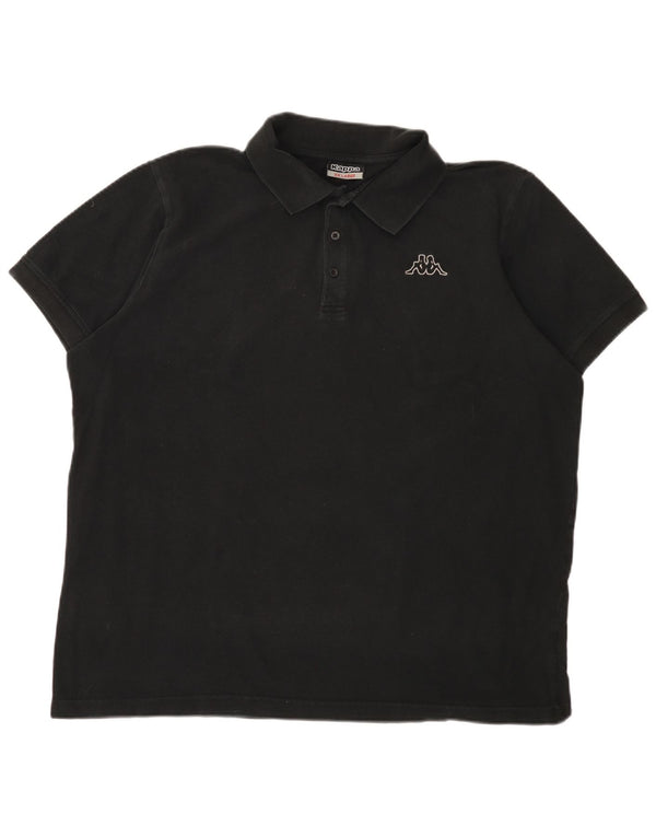 Camisa polo masculina KAPPA 2XL algodão preto