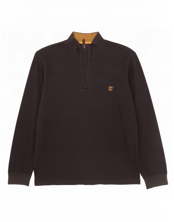 Moletom masculino Timberland Earthkeepers com zíper e gola 2XL marrom