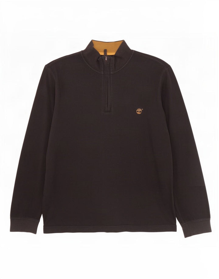Moletom masculino Timberland Earthkeepers com zíper e gola 2XL marrom