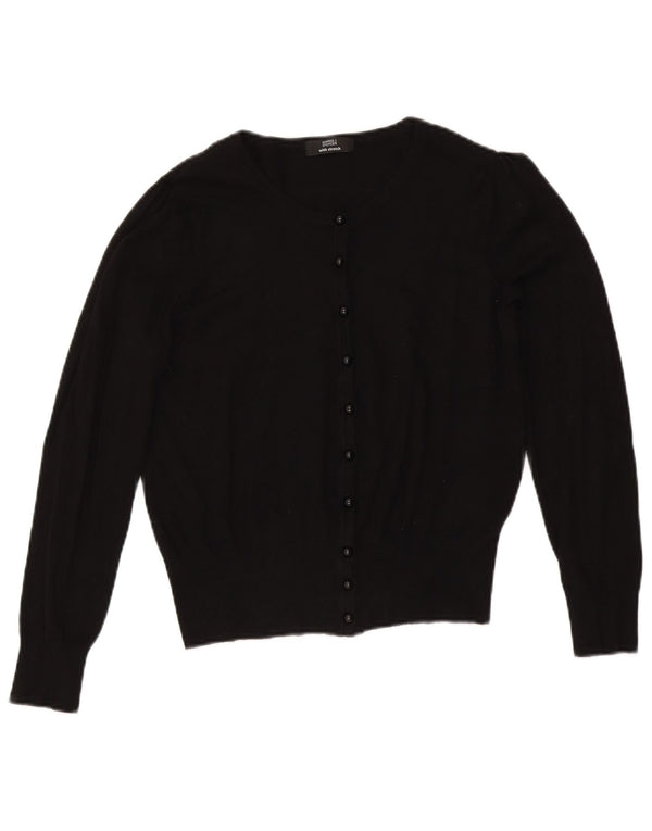 Suéter cardigã feminino Marks & Spencer UK 14 viscose preta média