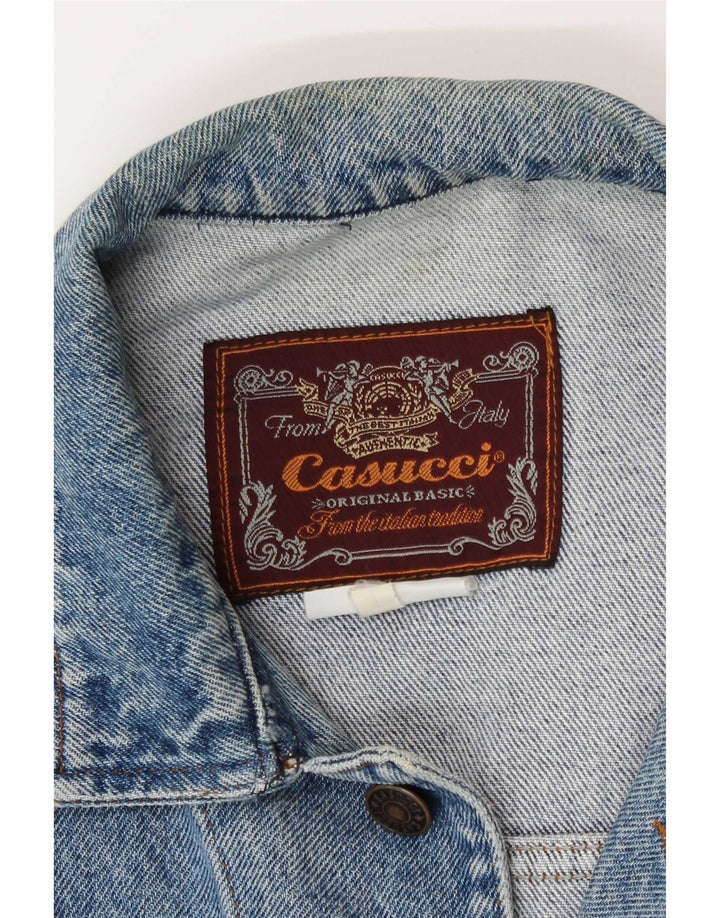 Jaqueta jeans masculina Casucci UK 42 XL azul