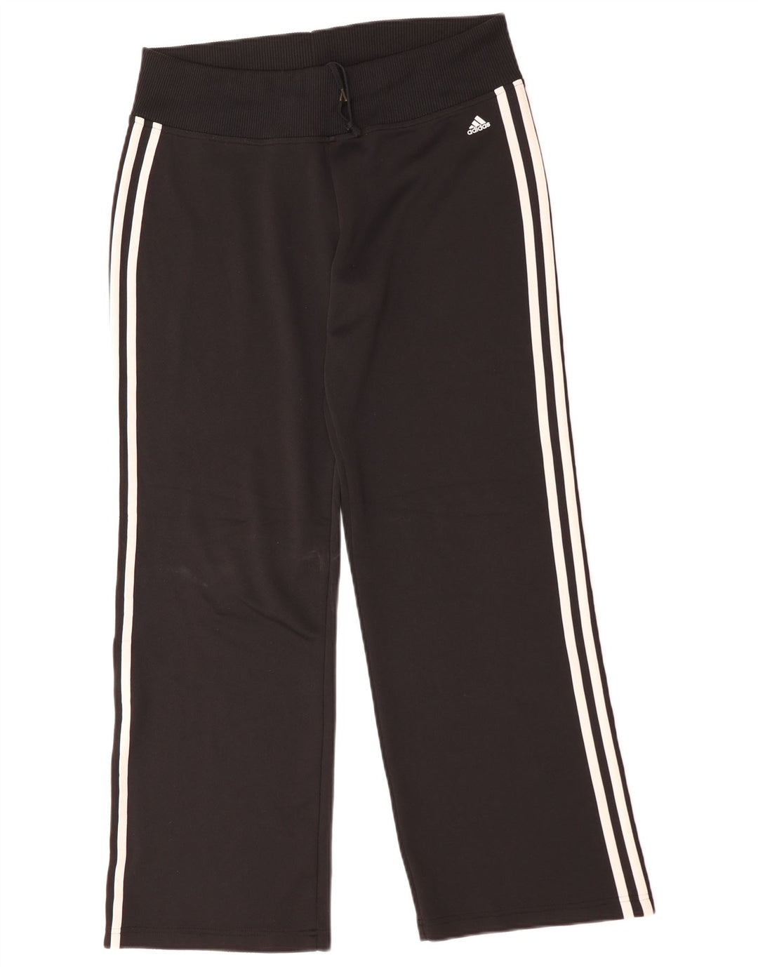Calça de treino feminina ADIDAS UK 16 grande poliéster preto