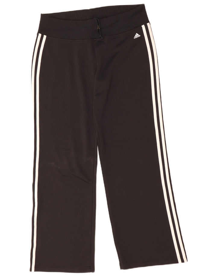 Calça de treino feminina ADIDAS UK 16 grande poliéster preto