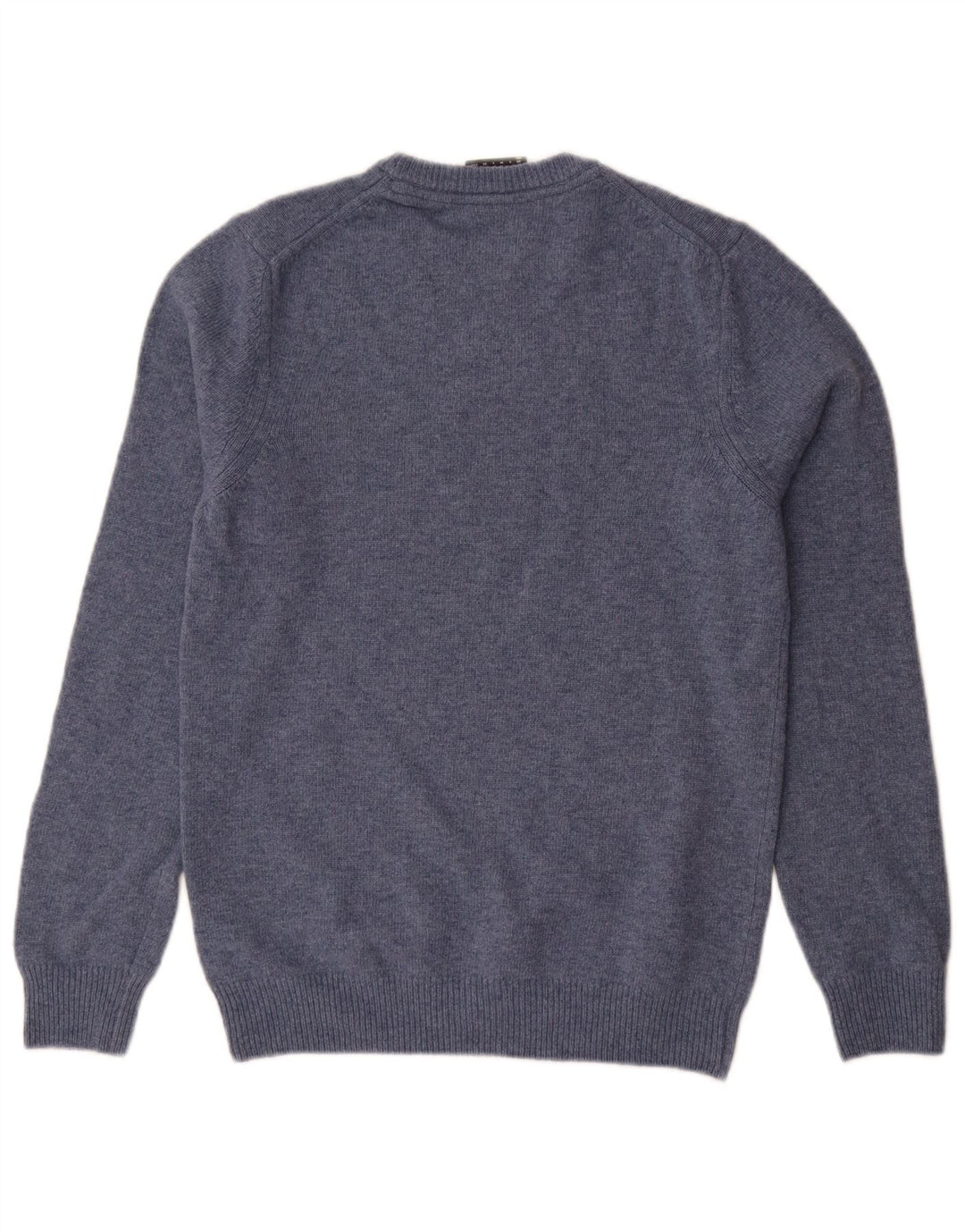 Lyle & Scott Suéter masculino com gola redonda XS azul lã