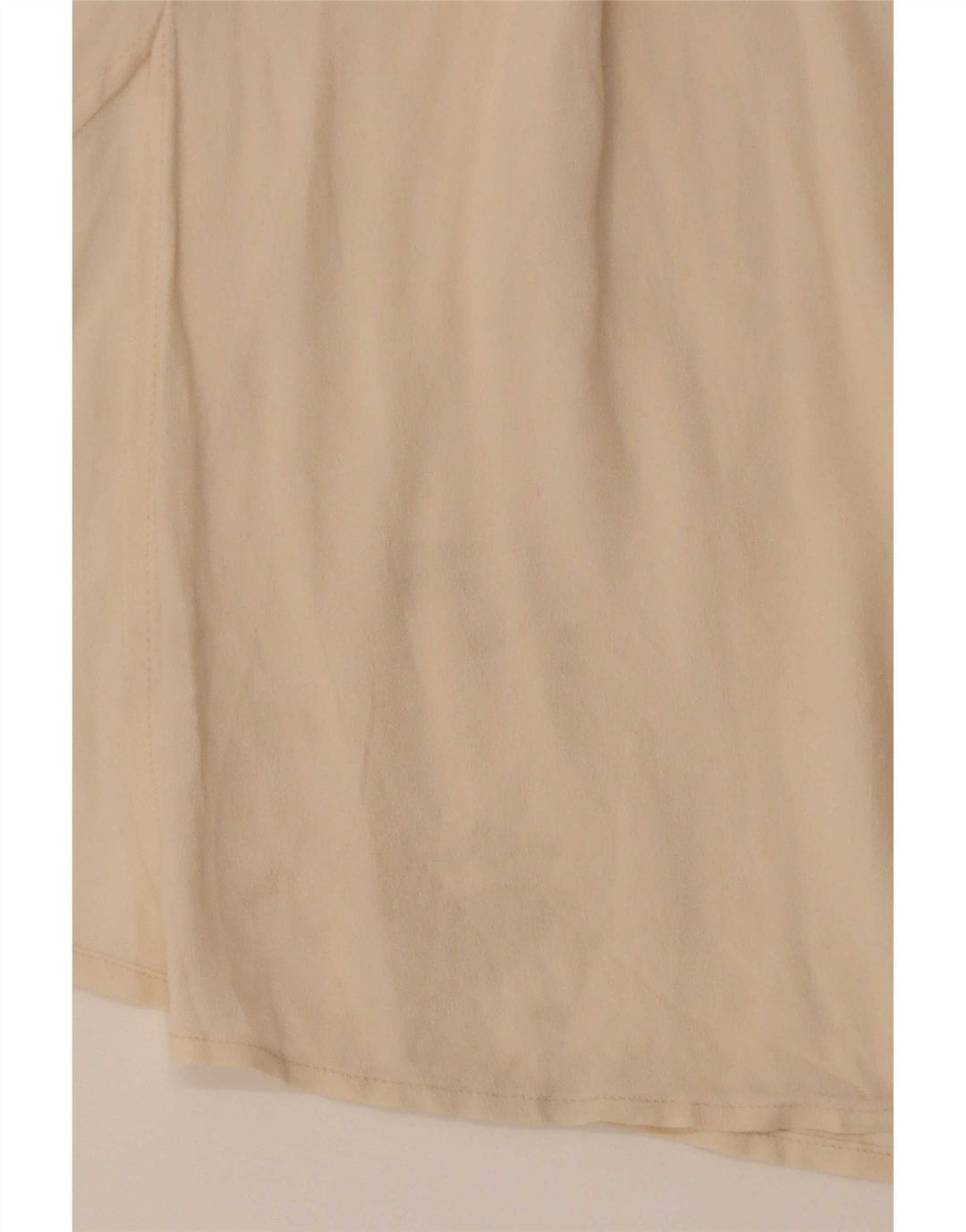 Blusa Feminina Vintage Top IT 48 XL Bege Acetato Floral