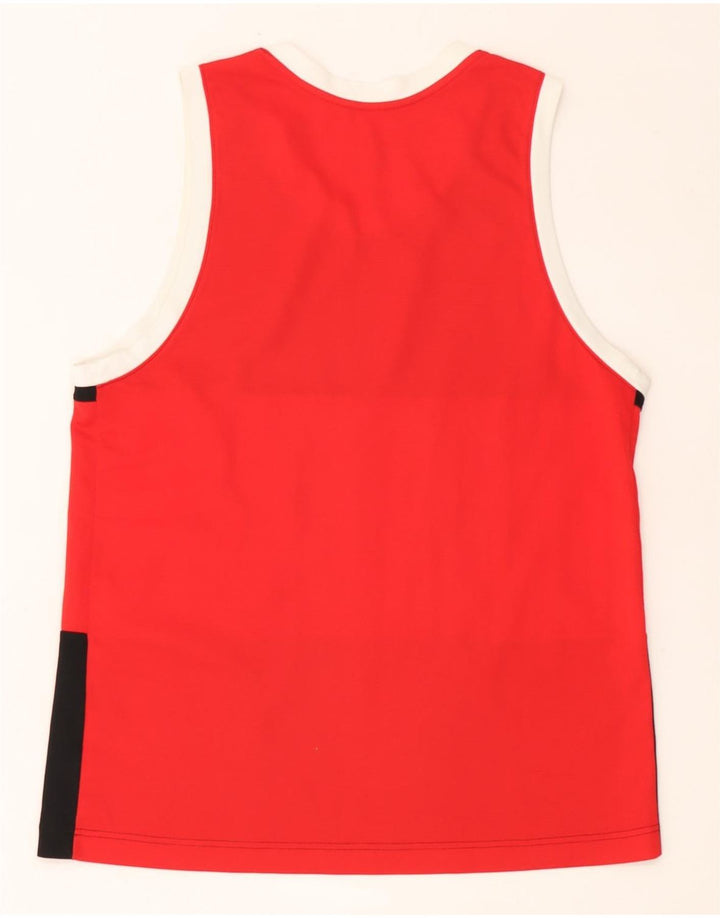 Colete gráfico Nike masculino Dri Fit Top grande bloco colorido preto