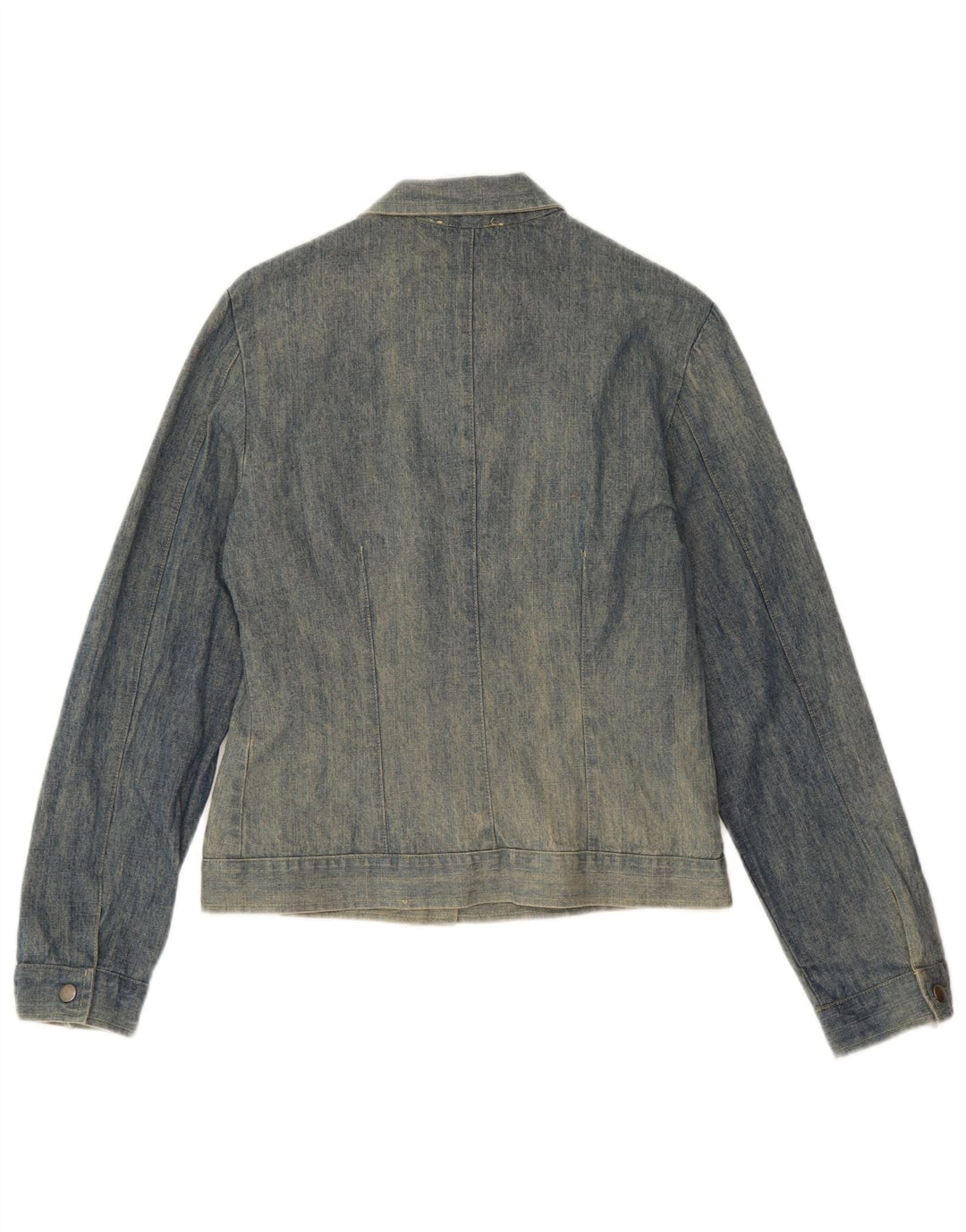 Jaqueta jeans feminina Leonor IT 44 algodão azul médio