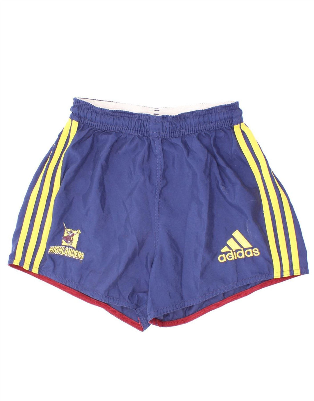 Shorts esportivos gráficos Adidas para meninos 9-10 anos pequeno azul marinho poliéster