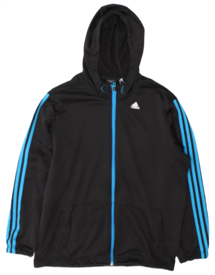 Adidas Masculino Climalite Zip Suéter XL Preto Poliéster