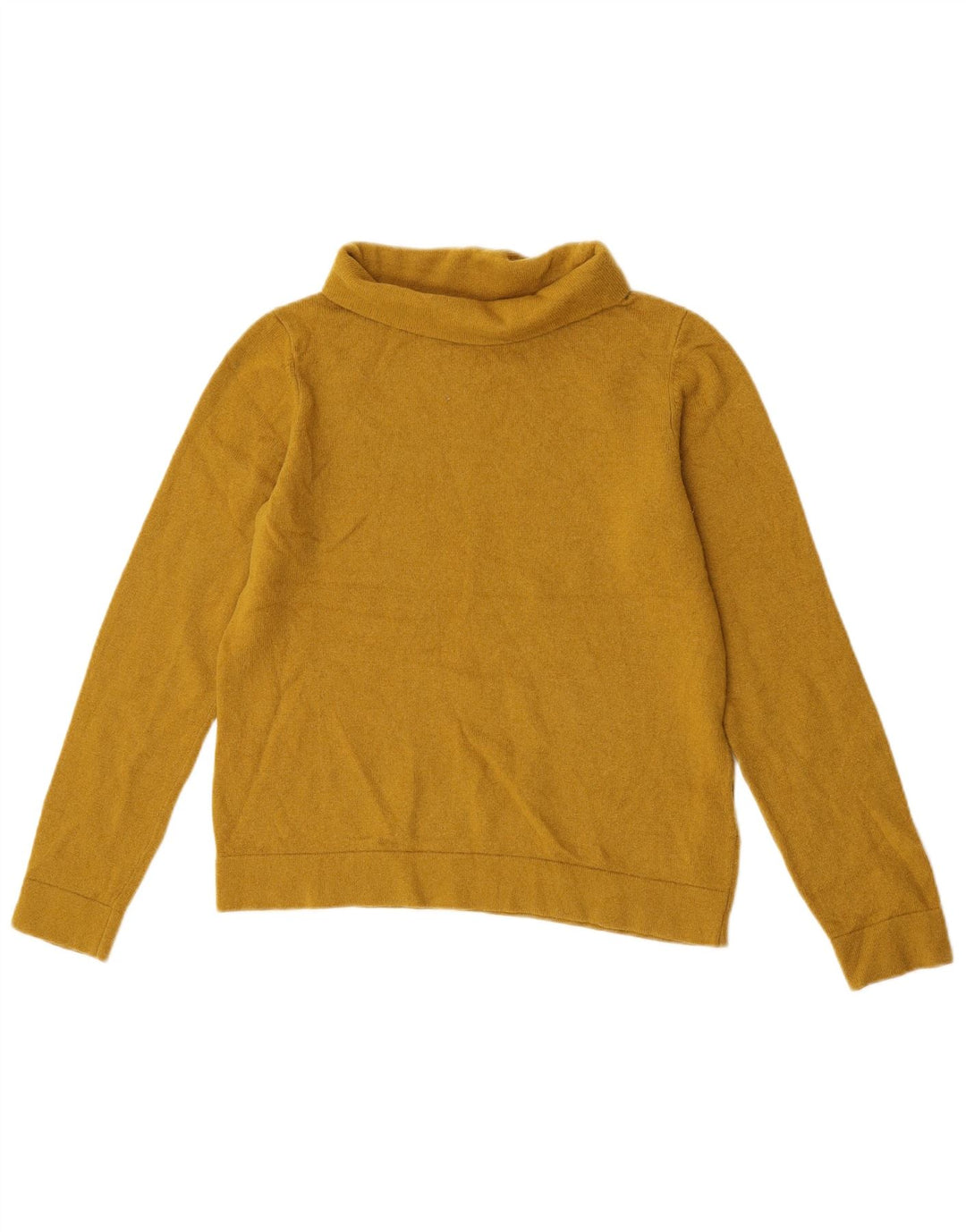 Suéter feminino Hobbs com gola redonda e gola redonda Reino Unido 14 lã amarela média
