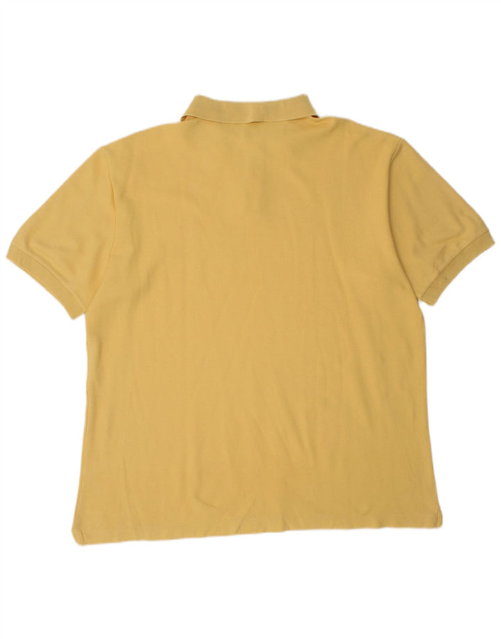 Camisa polo masculina Fila IT 52 grande algodão amarelo