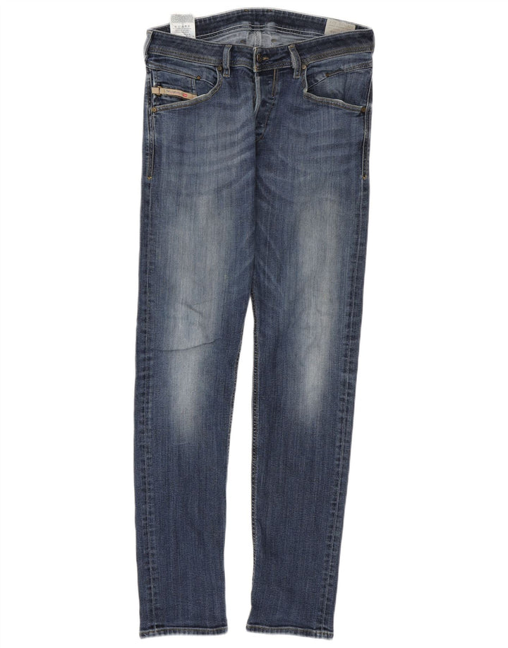 DIESEL Masculino Slim Jeans W31 L33 Azul Algodão