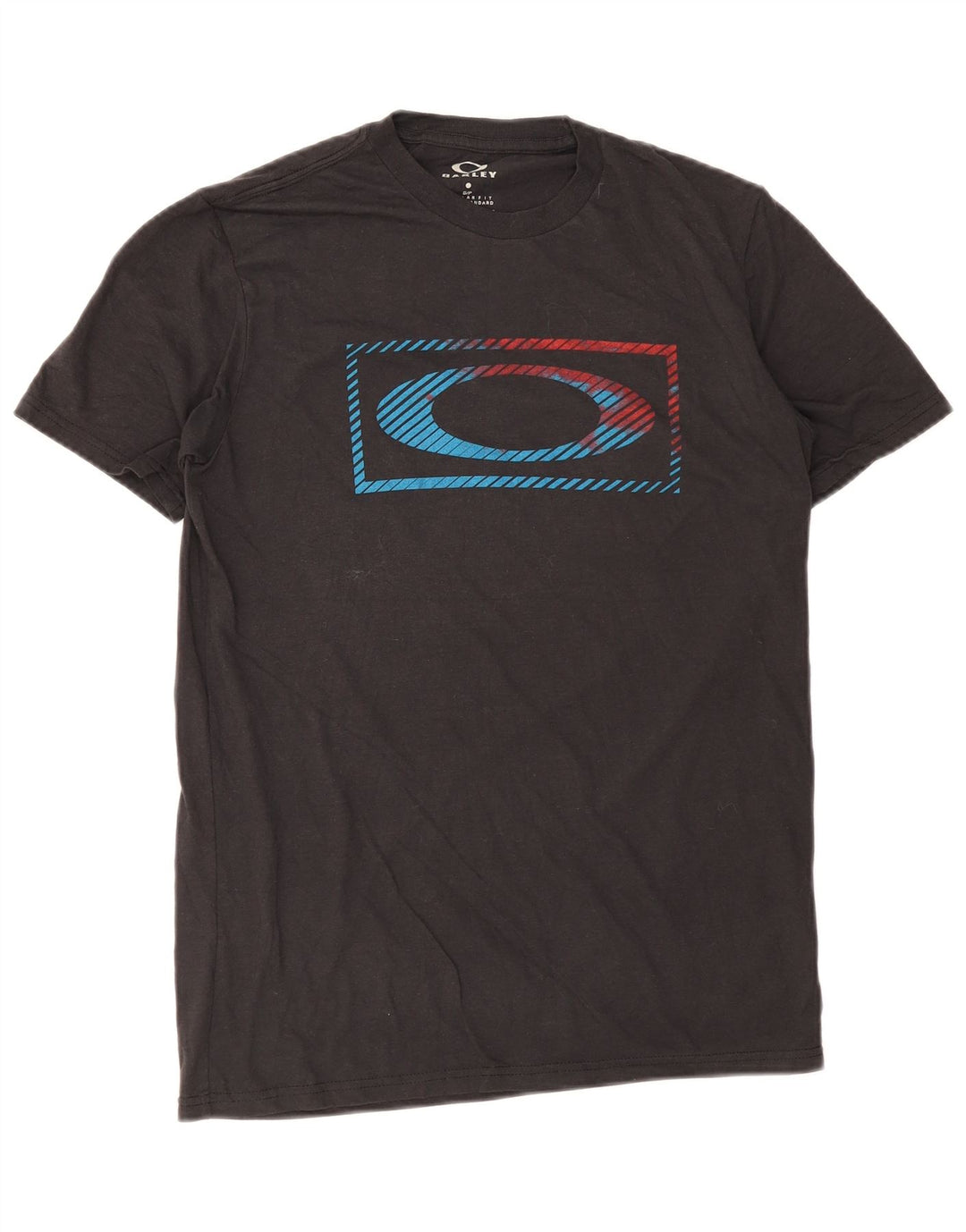 Camiseta masculina Oakley Regular Fit Graphic pequena preta