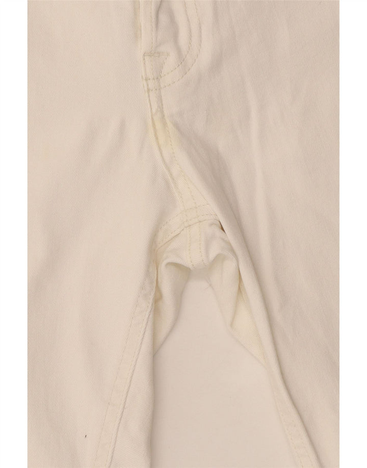 Shorts jeans masculino JACK & JONES de ajuste regular médio W32 algodão branco