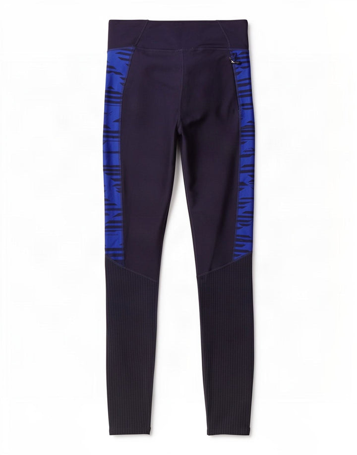 Leggings femininas Under Armour UK 6 XS azul marinho poliéster geométrico
