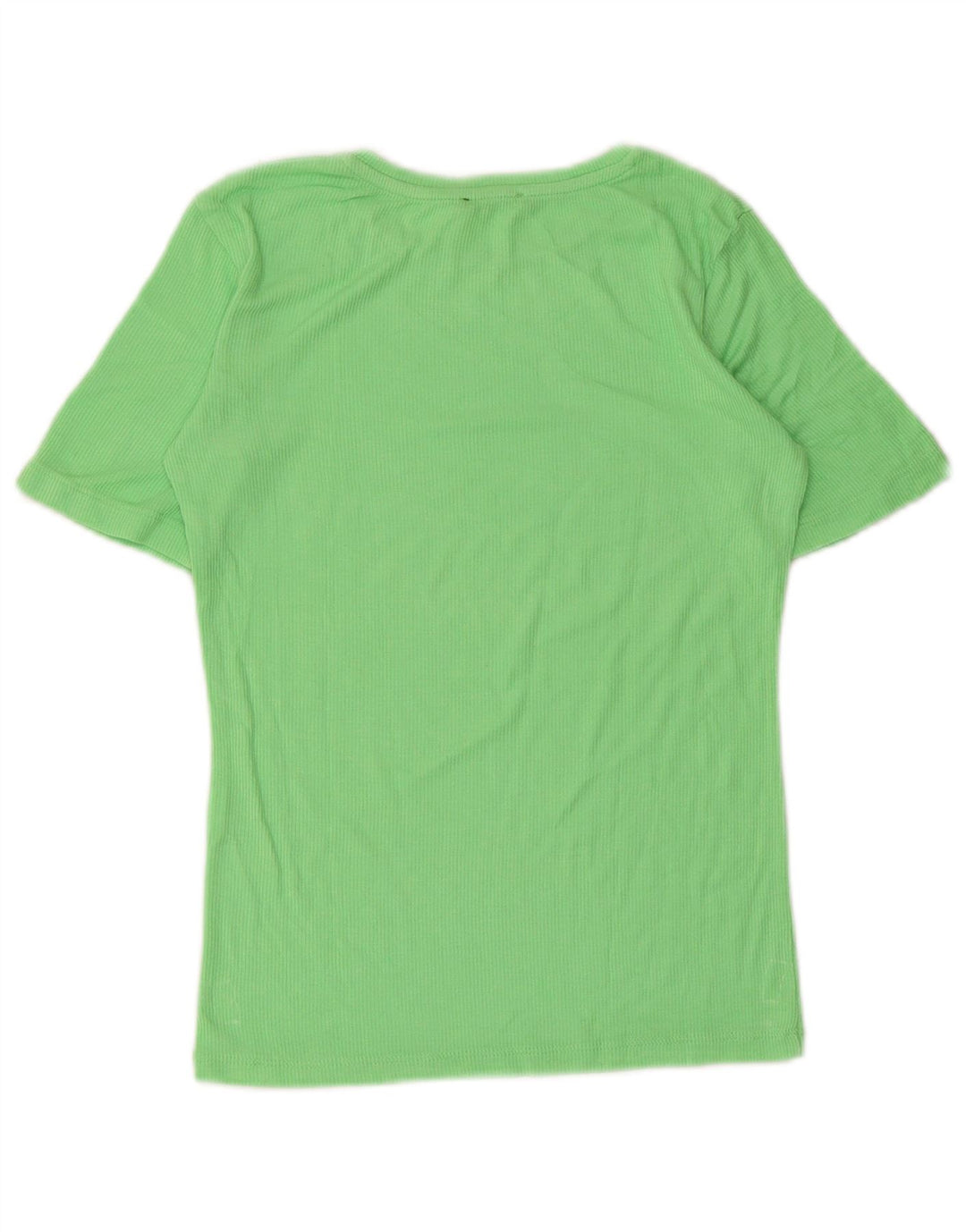 Camiseta feminina Zara UK 8 pequena verde