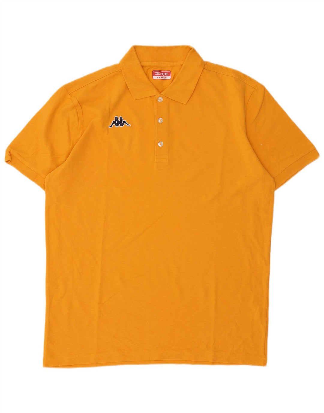 Camisa polo masculina Kappa XL algodão amarelo