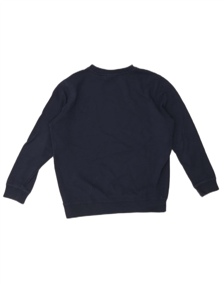 Vans Boys Graphic Moletom Jumper 7-8 Anos Pequeno Azul Marinho Algodão