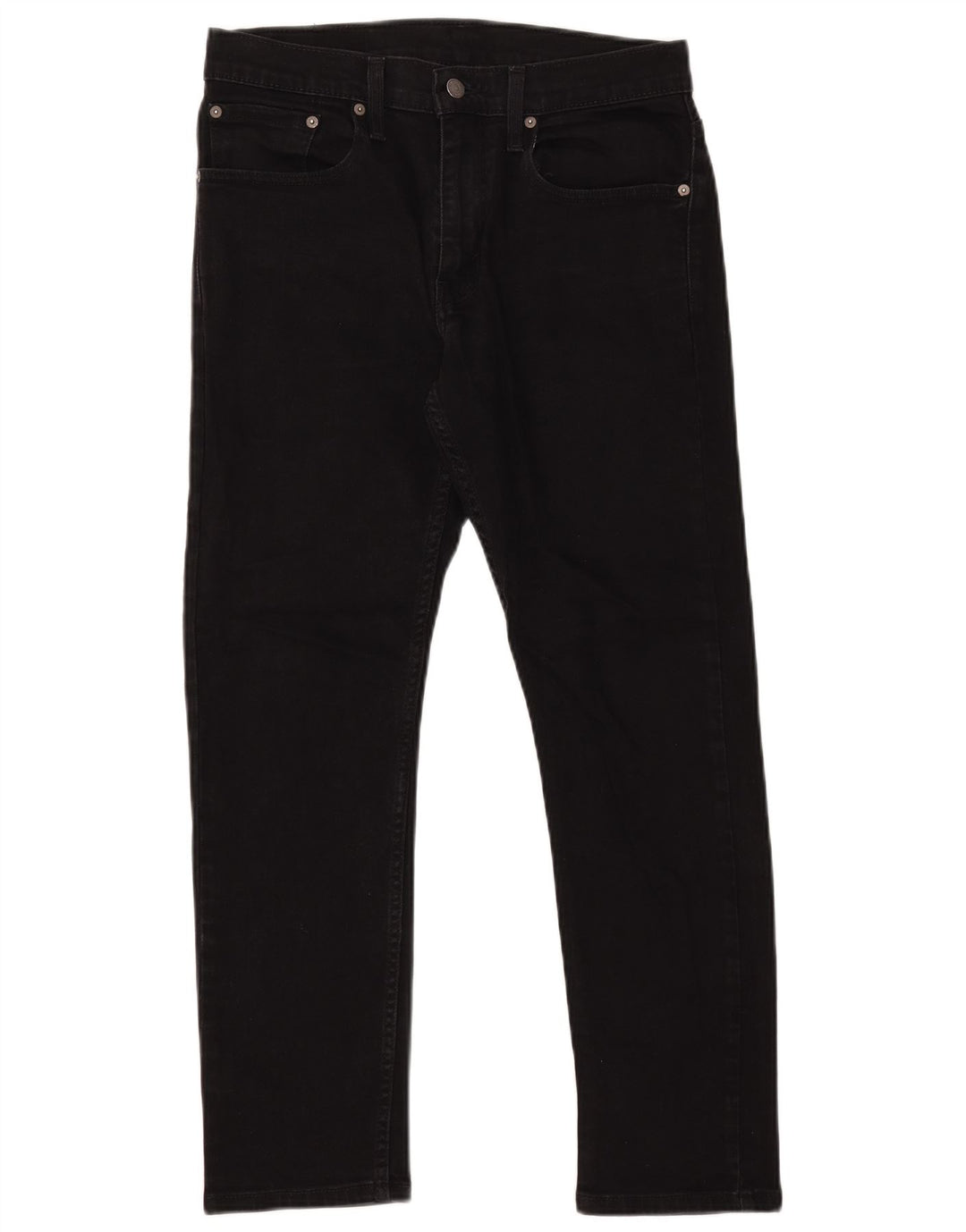 Levi's Masculino 502 Tapered Jeans W31 L27 Algodão Preto