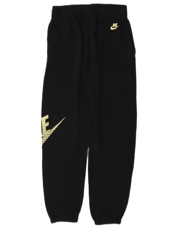 Nike Girls Graphic Calças de treino joggers 10-11 anos médio preto