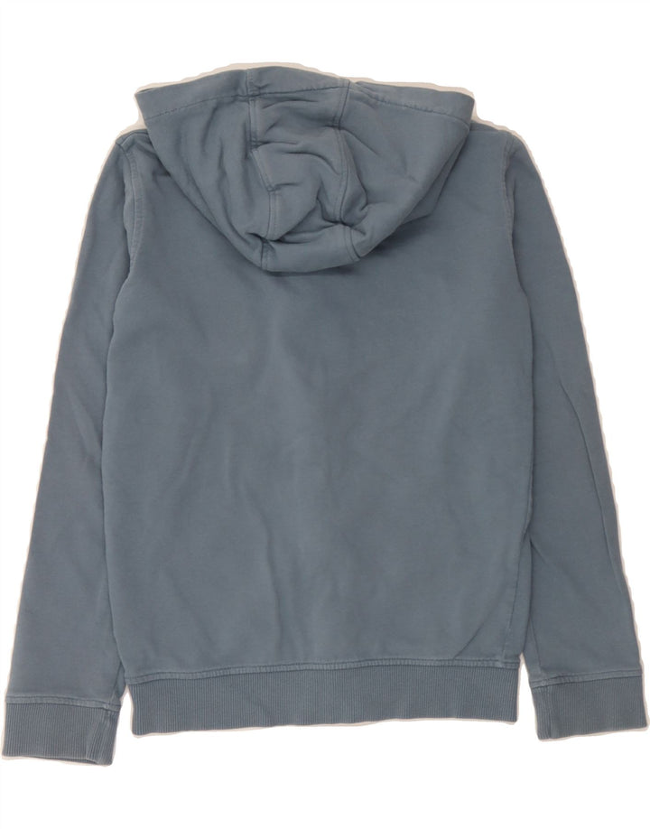LYLE & SCOTT Boys Zip Hoodie Sweater 10-11 Years Blue Cotton Vintage Lyle & Scott and Second-Hand Lyle & Scott from Messina Hembry 