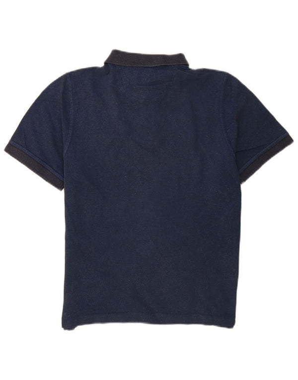 Camisa polo masculina Barbour pequena azul marinho