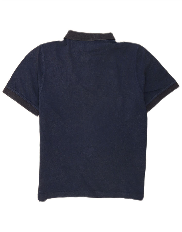 Camisa polo masculina Barbour pequena azul marinho