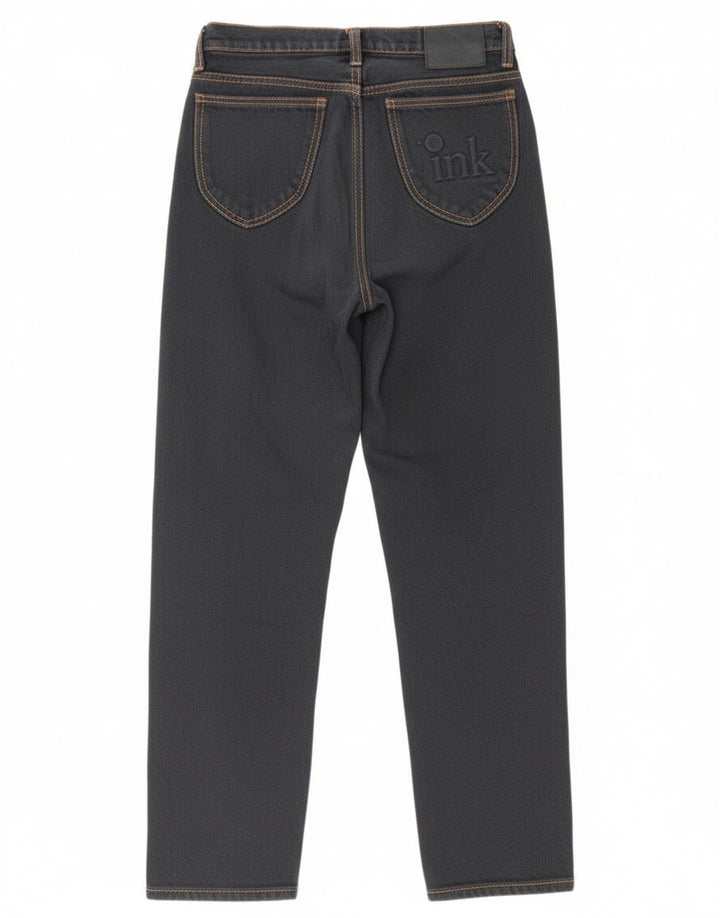 Jeans retos femininos Ritt W26 L30 algodão azul marinho