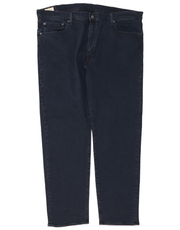 Jeans Levi's 502 Regular Tapered Masculino W42 L32 Azul Marinho Algodão