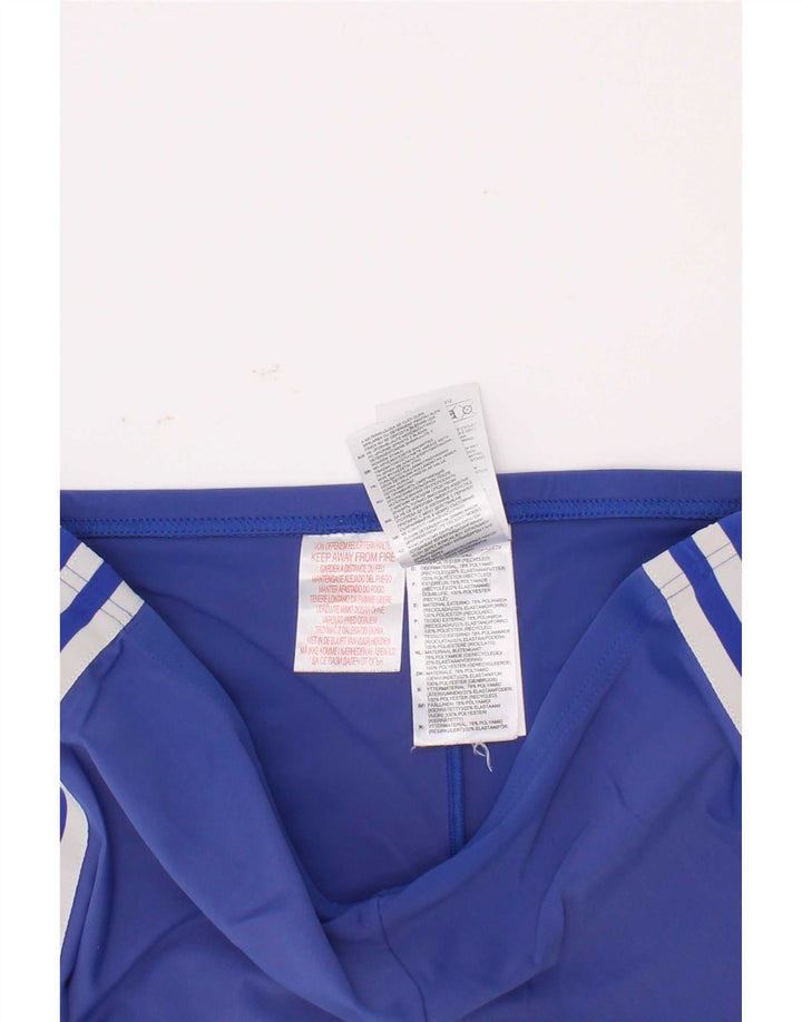 Shorts esportivos femininos Adidas 15-16 anos azul poliéster