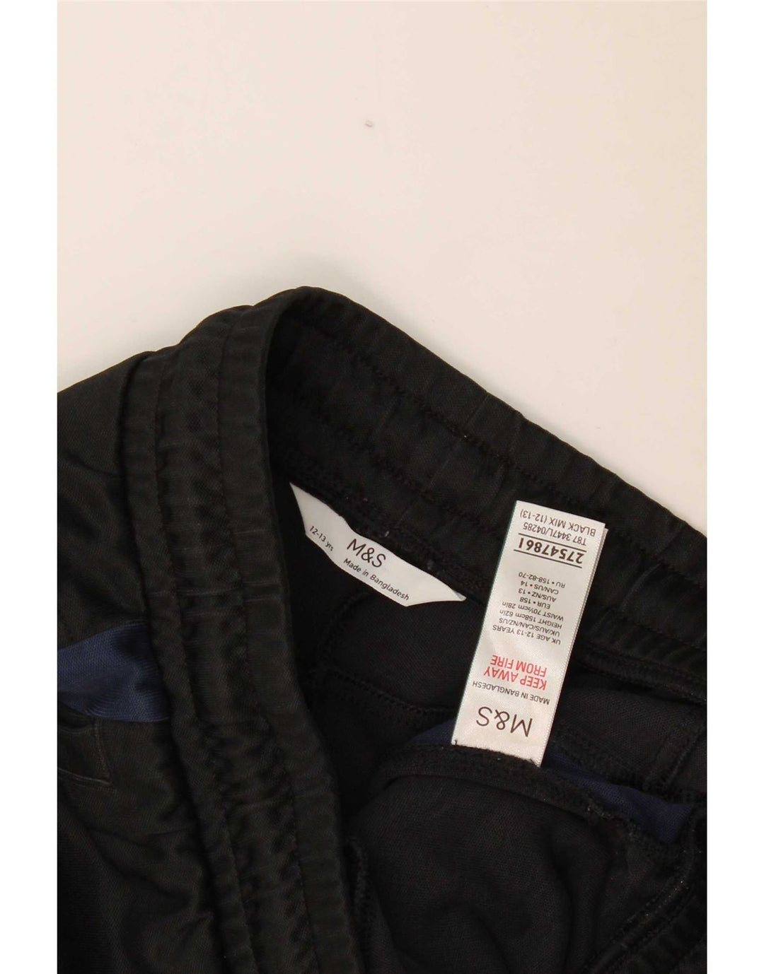 Marks & Spencer Boys Calças de treino Joggers 12-13 anos pretos
