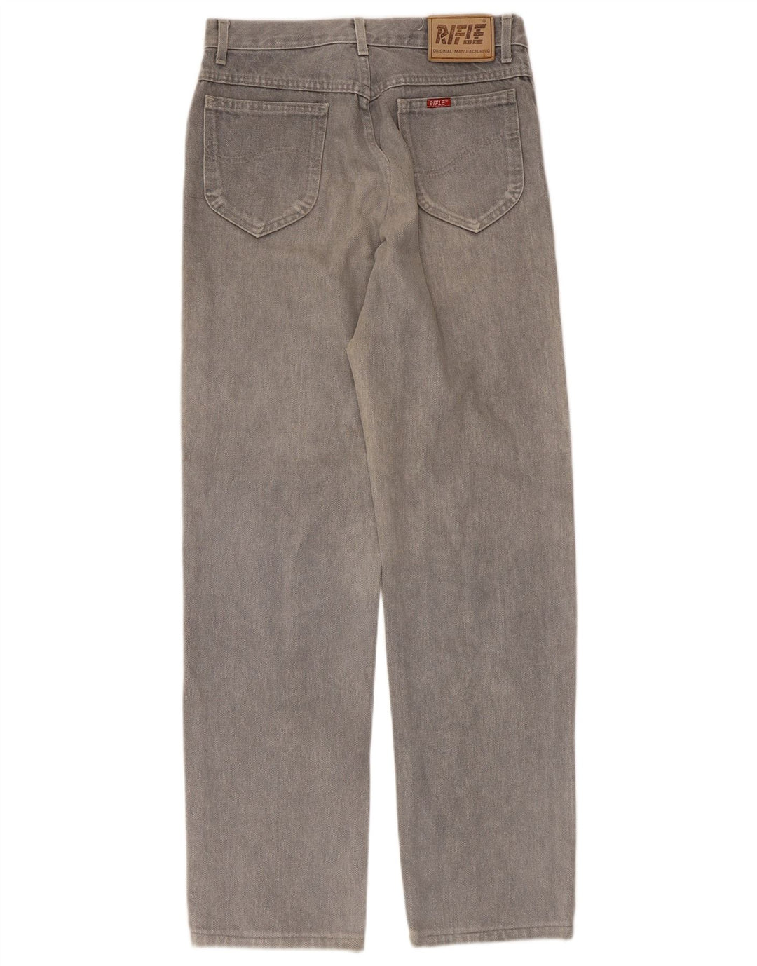 Rifle Masculino Jeans Reto W30 L31 Algodão Cinza