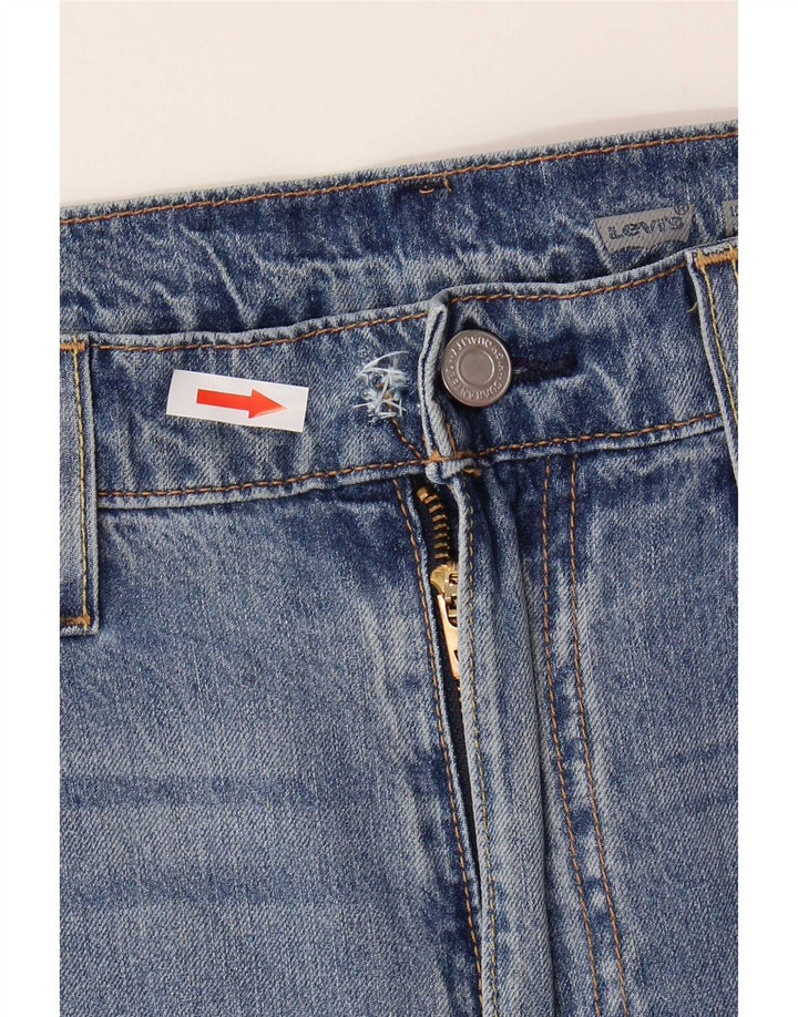 Levi's Masculino 502 Tapered Jeans W33 L32 Azul Algodão