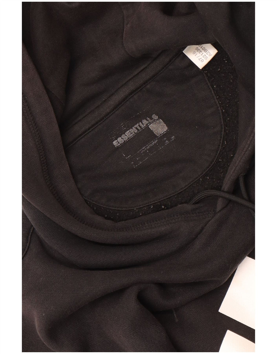 Adidas Mens Graphic Hoodie Jumper Grande Preto