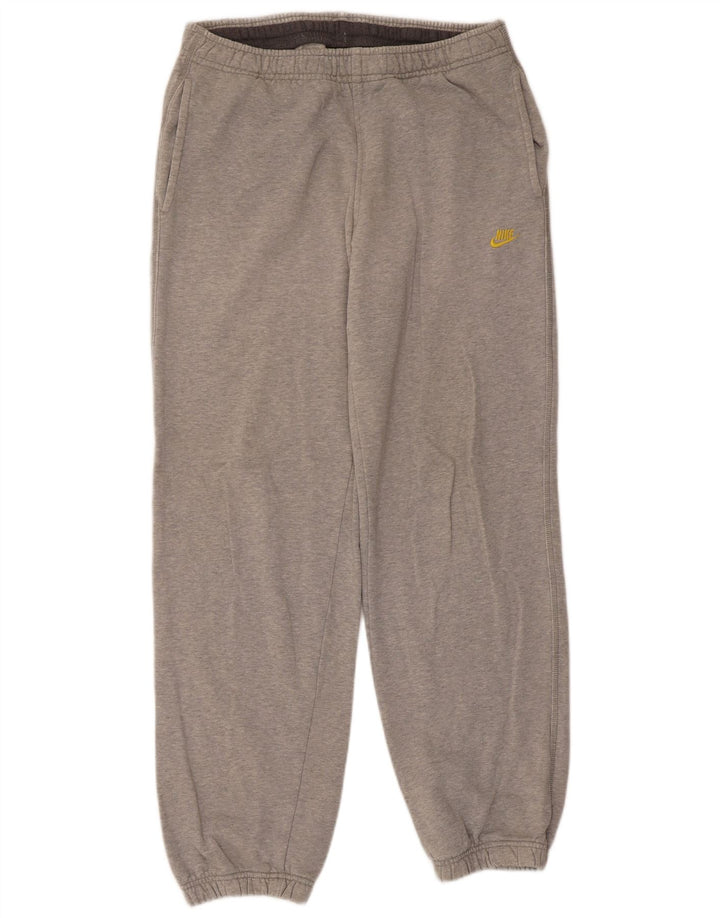 Calça de treino masculina Nike joggers pequeno algodão cinza