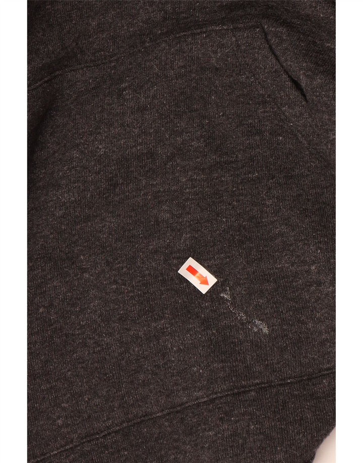 NEW BALANCE Suéter masculino com capuz gráfico de manga curta XL cinza poliéster