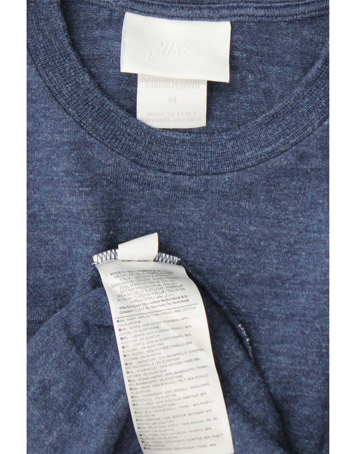 Moletom feminino Nike Jumper UK 12 médio azul algodão