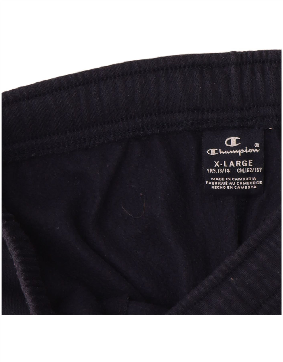 CHAMPION Calças de Treino Meninas Joggers 13-14 Anos XL Azul Marinho