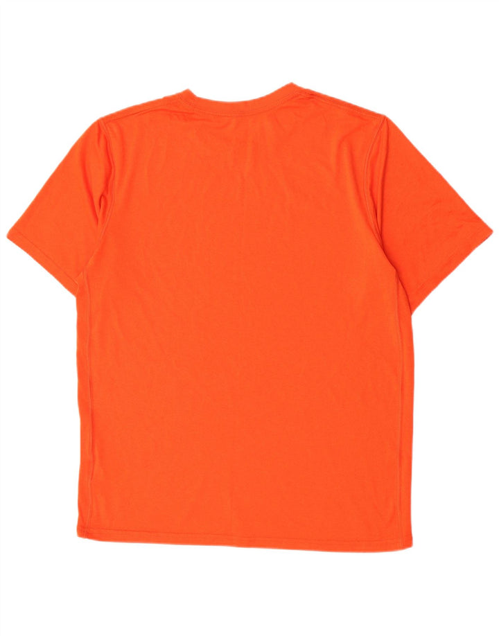 Nike Mens Dri Fit Camiseta Top Médio Laranja Poliéster