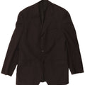 Jaqueta Blazer Masculina Cerruti 1881 com 3 Botões IT 50 Lã Preta Grande