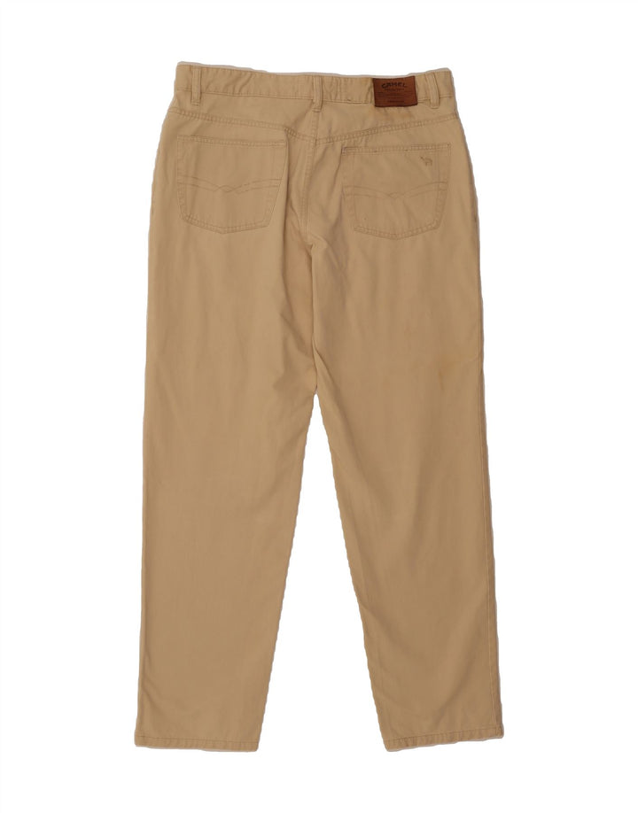CAMEL Mens Straight Casual Trousers W38 L34 Beige Cotton Vintage Camel and Second-Hand Camel from Messina Hembry 
