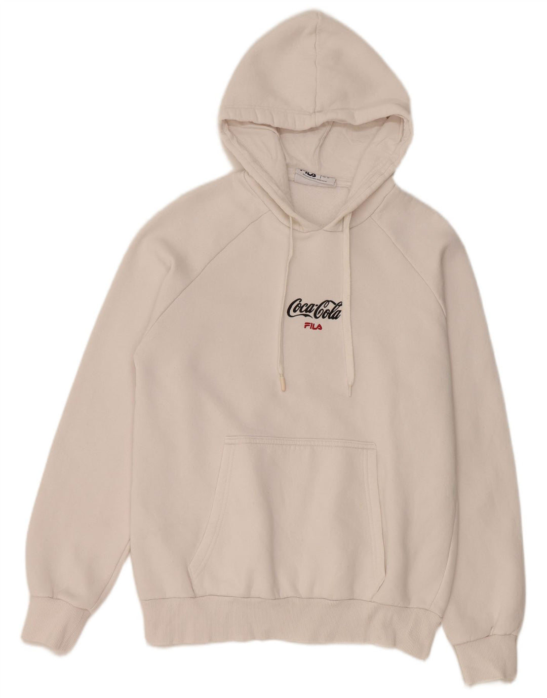 Fila Mens Coca-Cola Graphic Hoodie Jumper Pequeno Branco