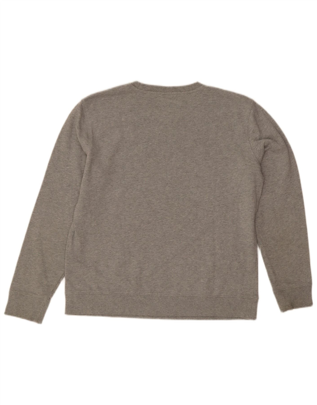 Hugo Boss moletom gráfico feminino jumper UK 16 grande algodão cinza