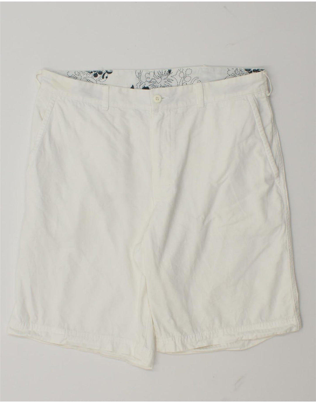 Fila Mens Chino Shorts W32 Médio Branco