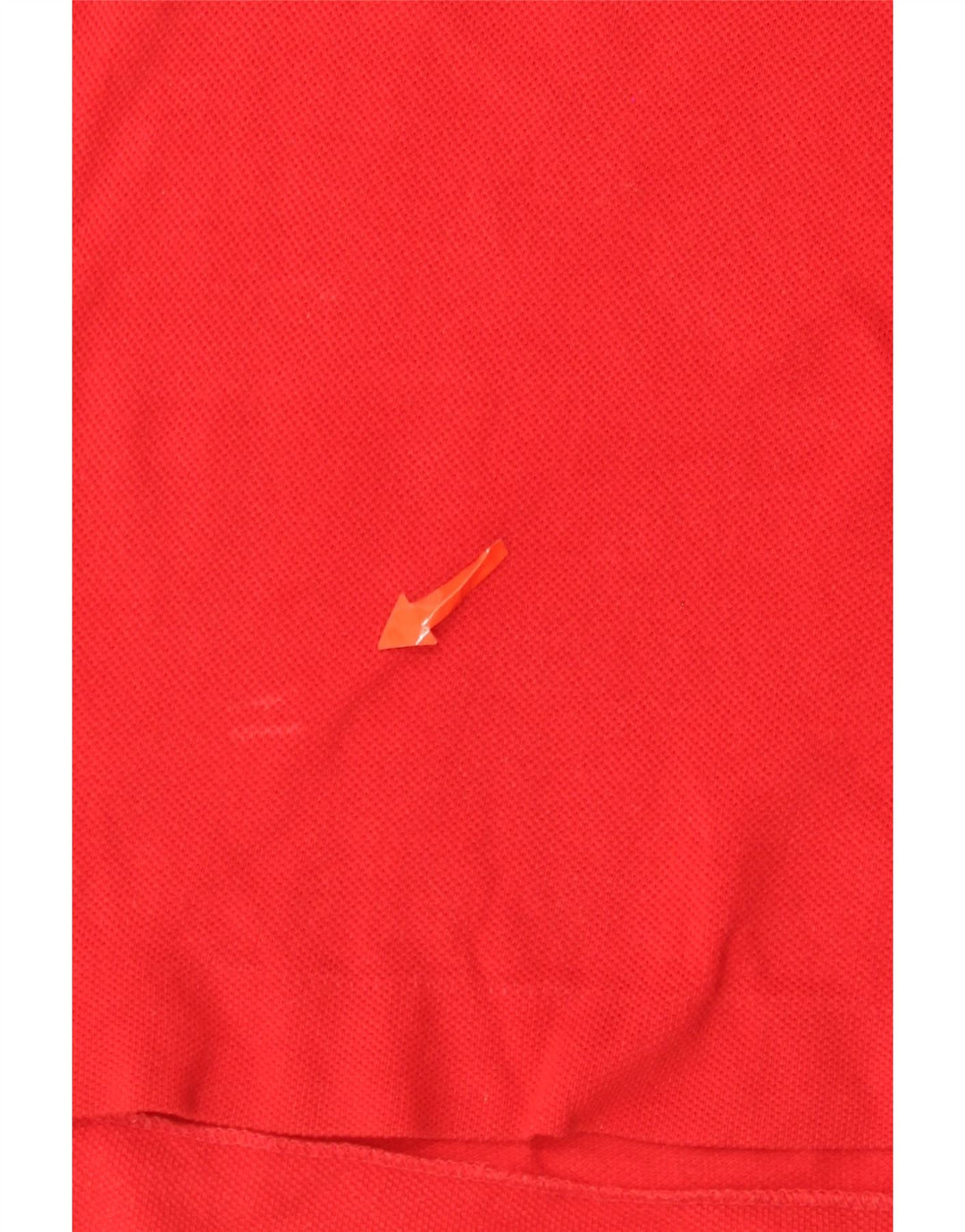 Camisa polo masculina Lacoste tamanho 7 2XL algodão vermelho