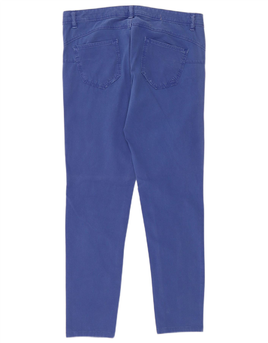 Calça feminina casual super skinny BENETTON W30 L27 algodão azul
